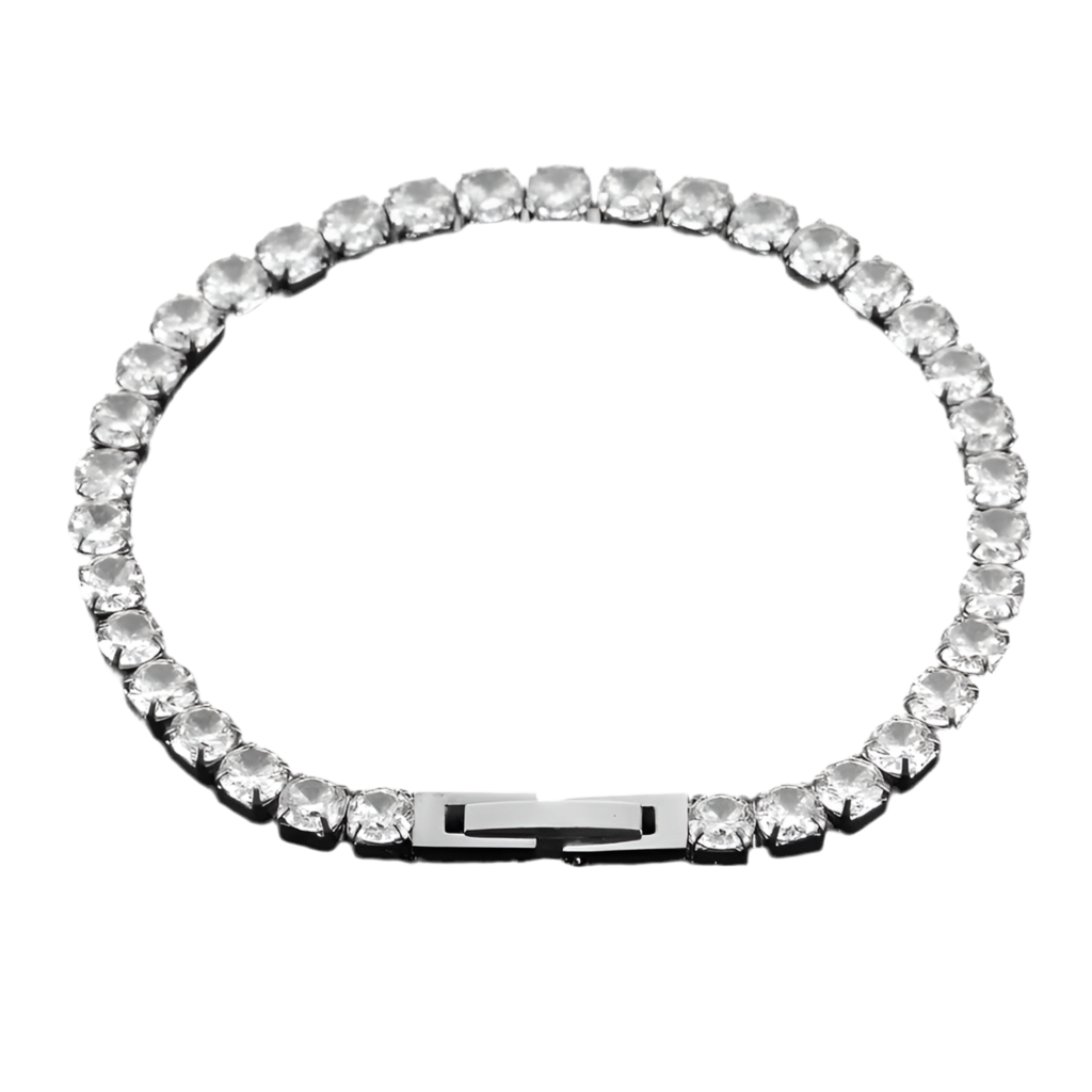 White Tennis Bracelet