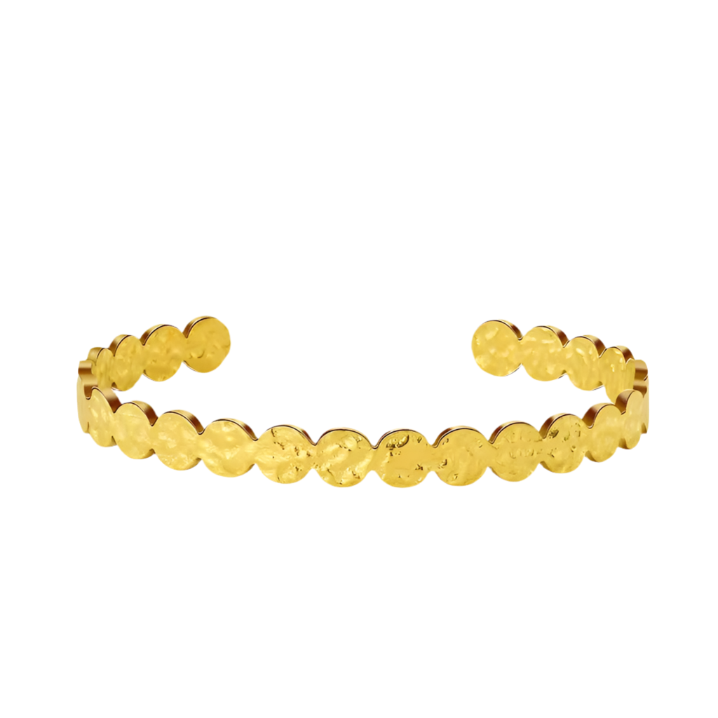 Hammered Dots Bangle