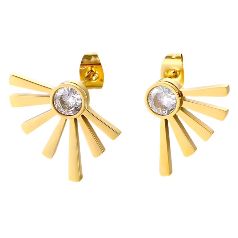 Zircon Star Earrings