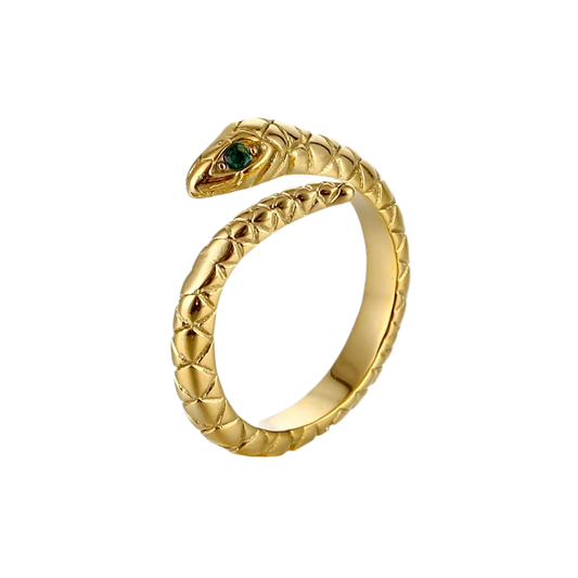 Emerald Coil Ring
