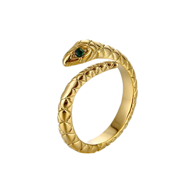 Emerald Coil Ring