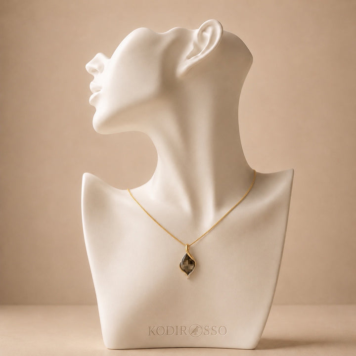 Shadowleaf Pendant Necklace
