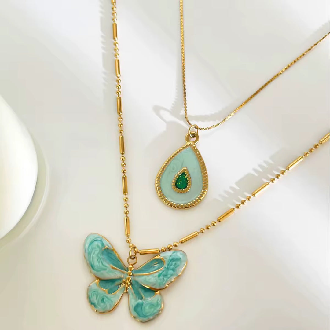 Azure Wings Necklace