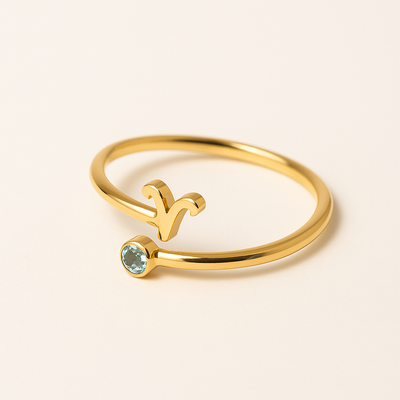 Aries Celestial Flame Ring