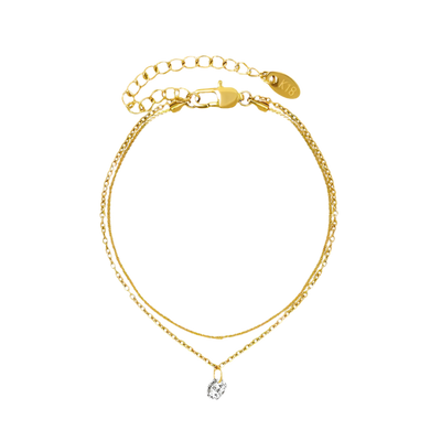 Double Layered Zironica Anklet