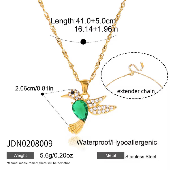 Emerald Codirosso Necklace