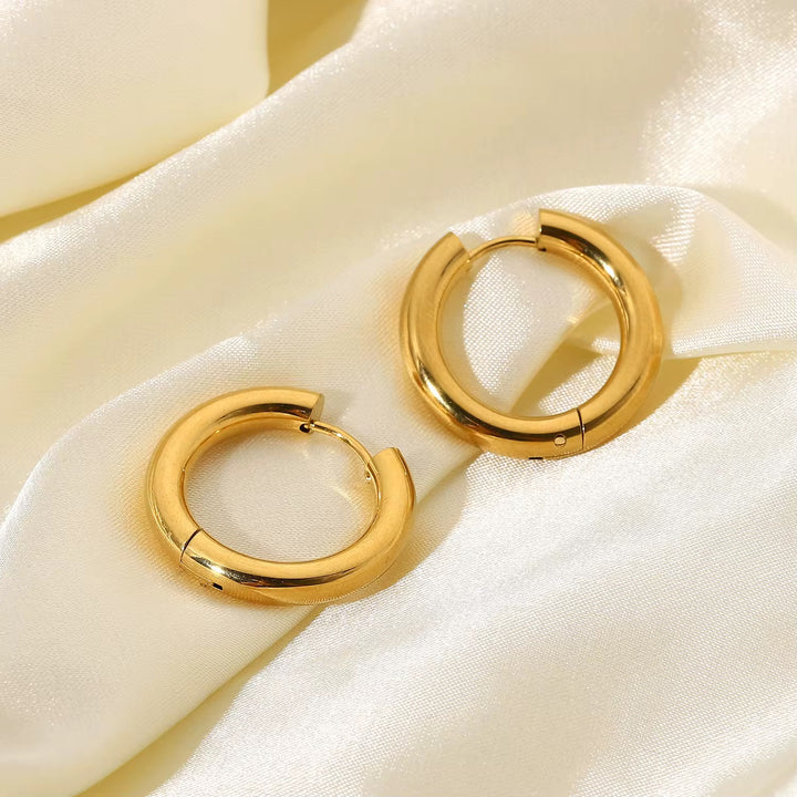 Classic Round Hoops Earrings