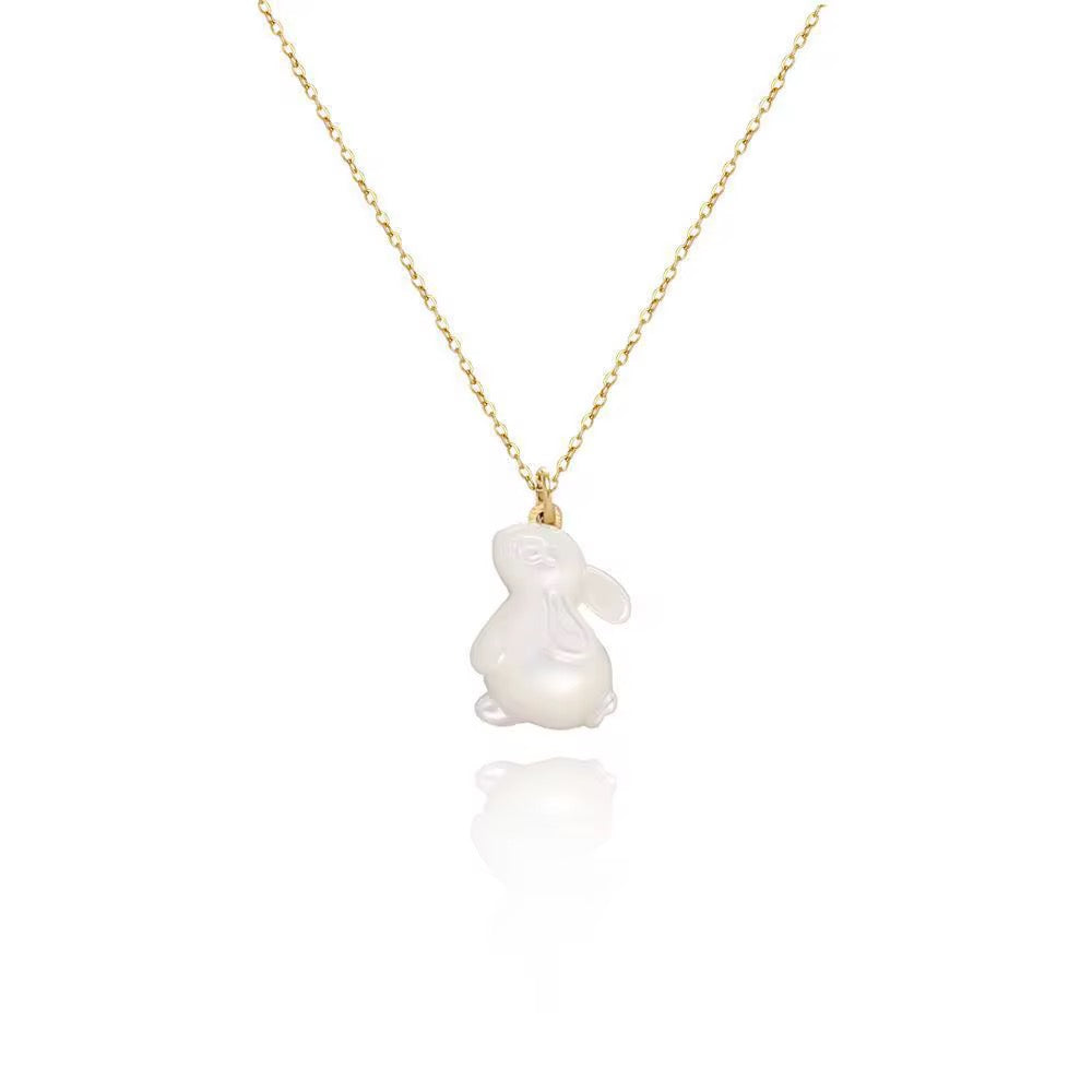 Pearl Bunny Necklace