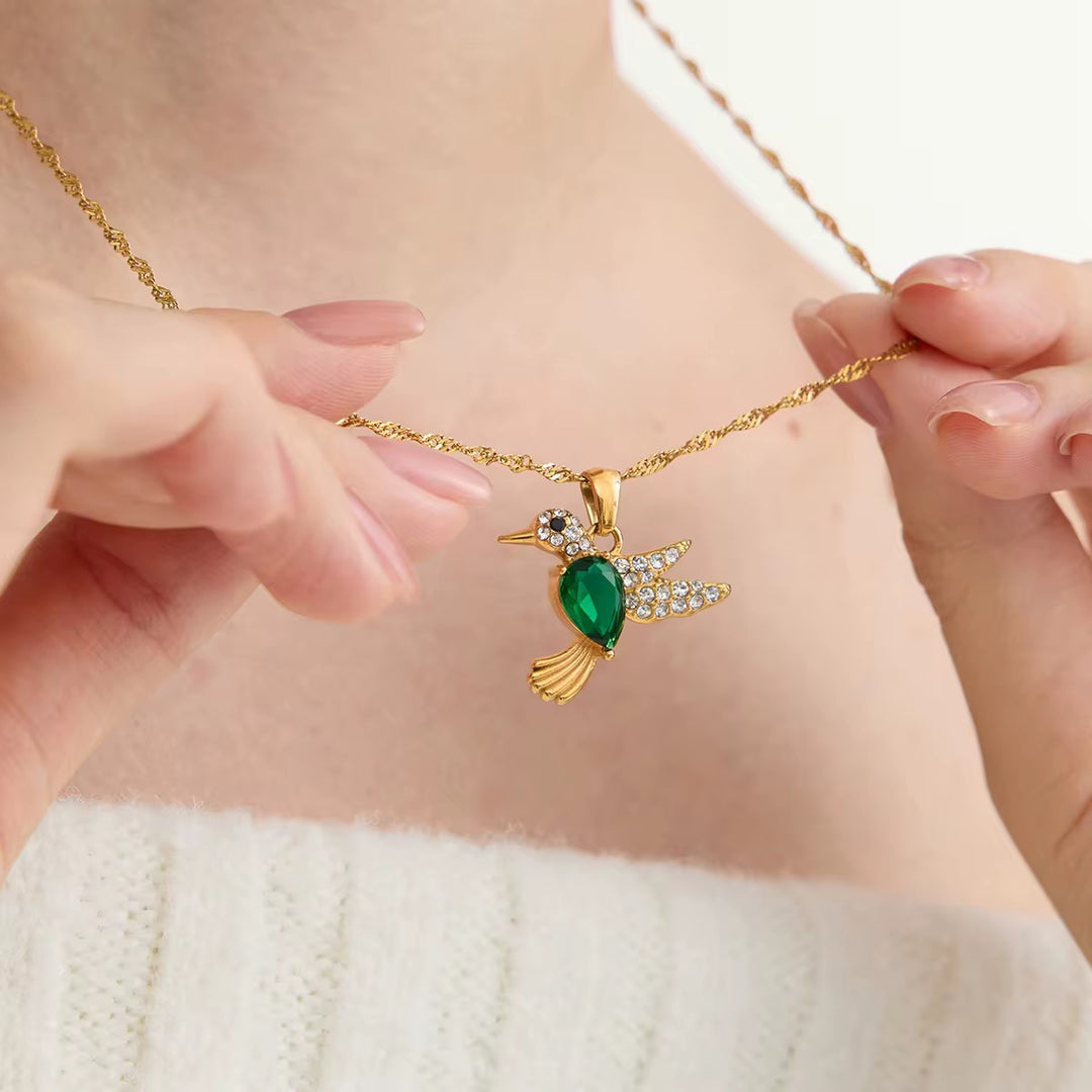 Emerald Codirosso Necklace