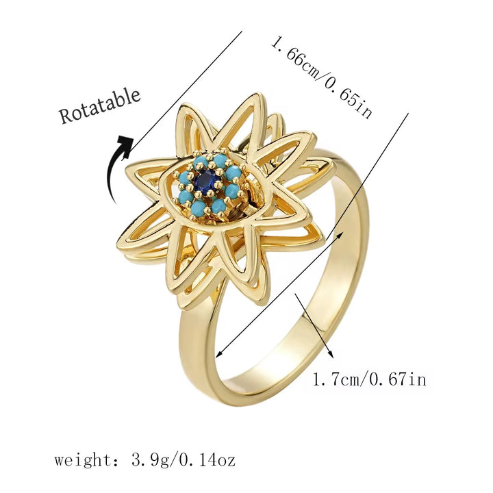 Solara Bloom Rotating Ring