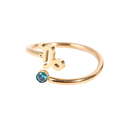 Capricorn Mountain Crown Ring