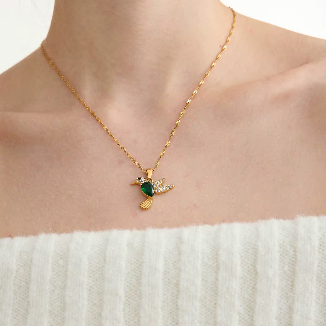 Emerald Codirosso Necklace