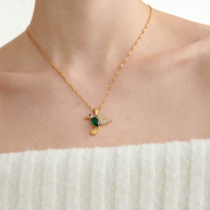 Emerald Codirosso Necklace