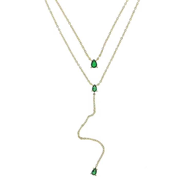 Emerald Cascade Necklace