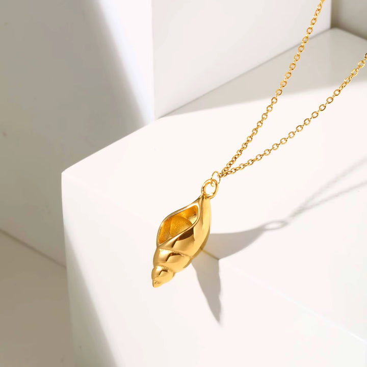 Golden Tide Shell Necklace
