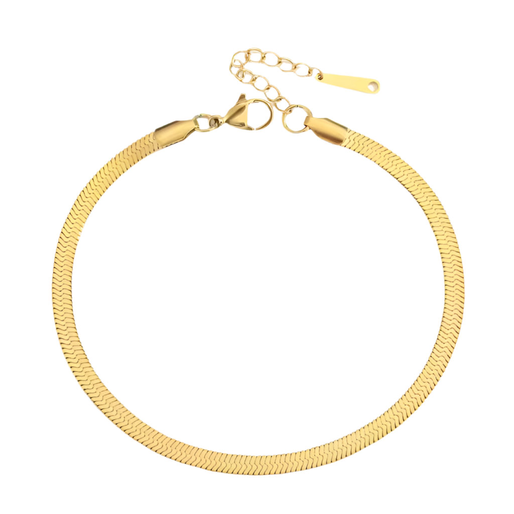 Snake chain anklet