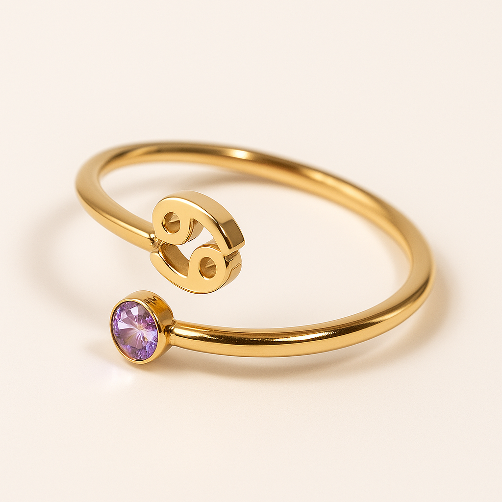 Cancer Moonlit Tide Ring