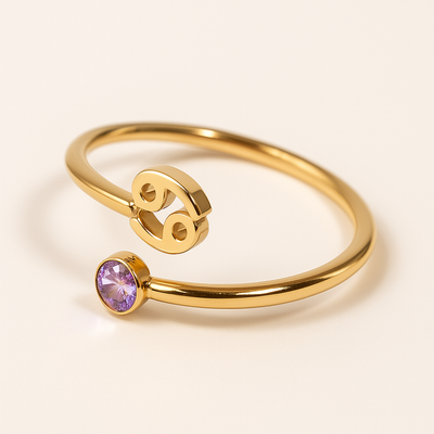 Cancer Moonlit Tide Ring