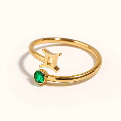 Gemini Twin Aura Ring