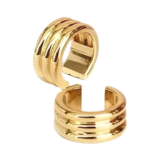 Triple Hoop Ear Cuffs