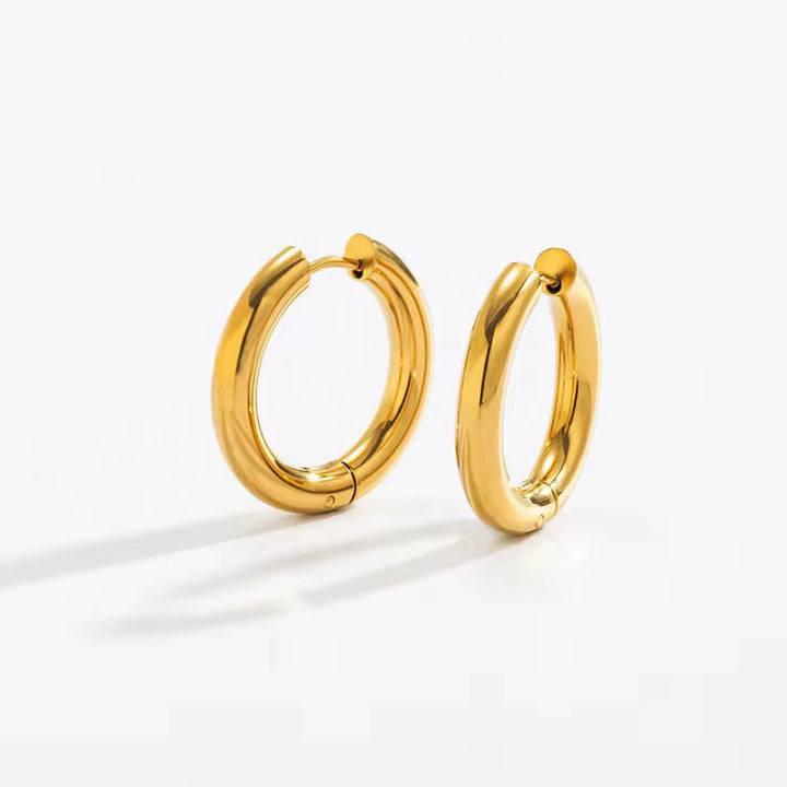 Classic Round Hoops Earrings