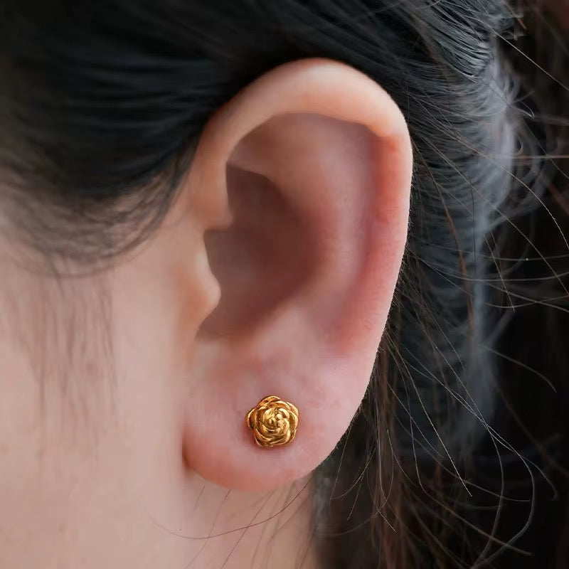 Rosé Mini Studs Earrings
