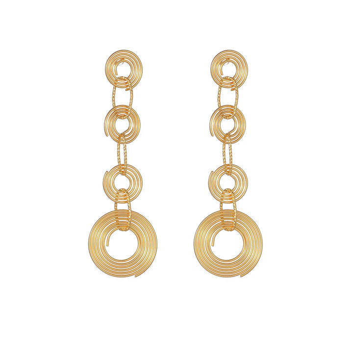Solaria Spiral Earrings