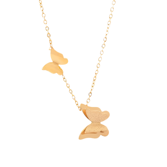 Velour Wings Necklace