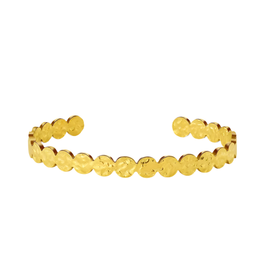 Hammered Dots Bangle