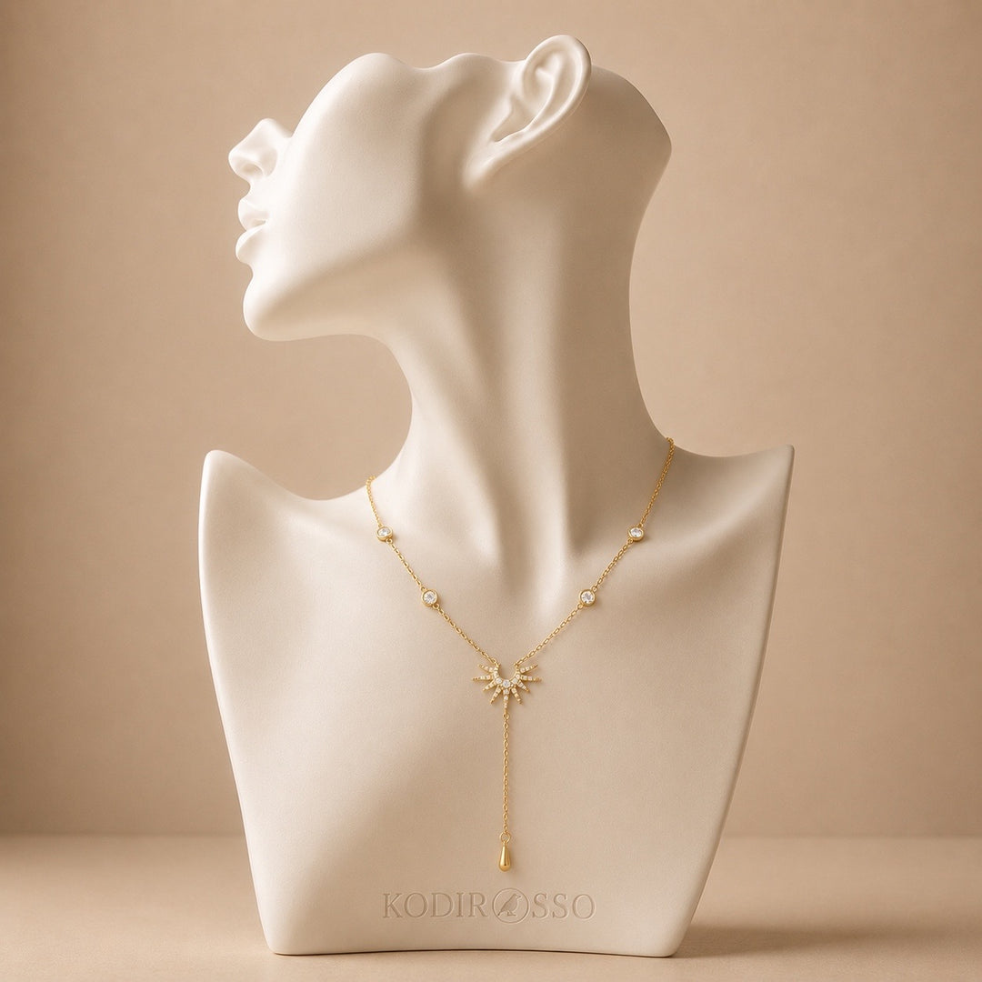Solara Lariat Necklace