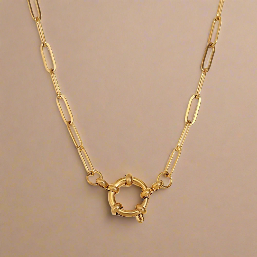 Golden Link Necklace