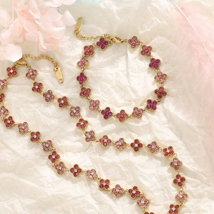 Rosé Blossom Necklace