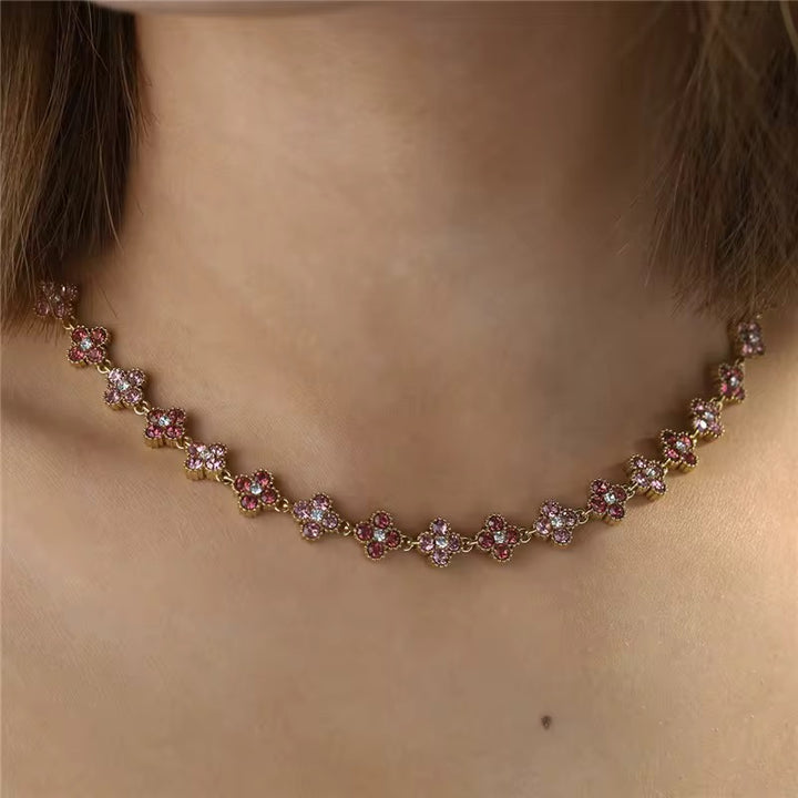 Rosé Blossom Necklace
