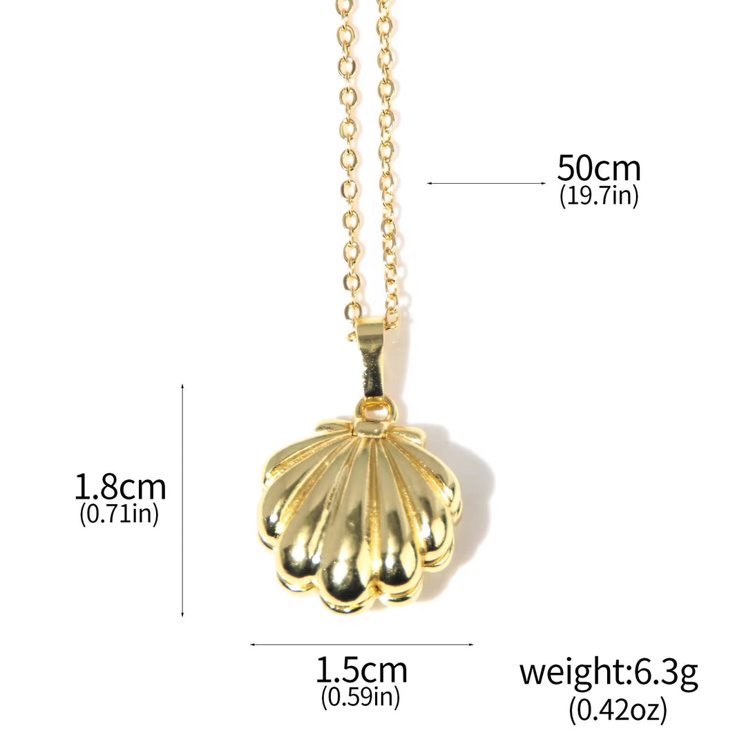 Pearl Scallop Necklace