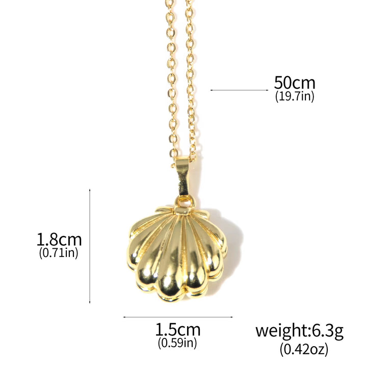 Pearl Scallop Necklace