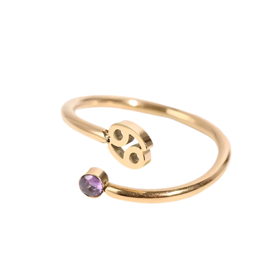 Cancer Moonlit Tide Ring