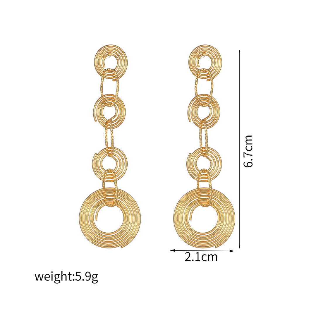 Solaria Spiral Earrings