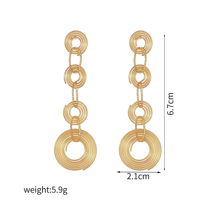 Solaria Spiral Earrings