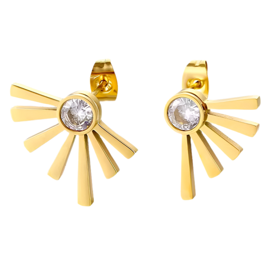 Zircon Star Earrings