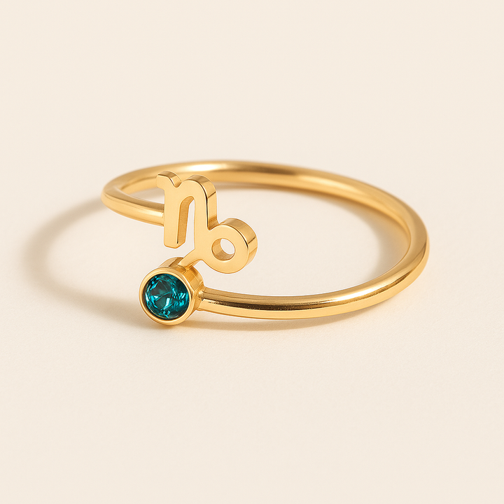 Capricorn Mountain Crown Ring