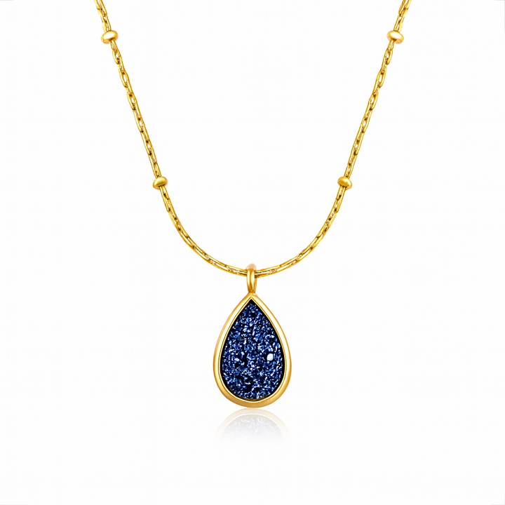 Sapphire Rain Necklace