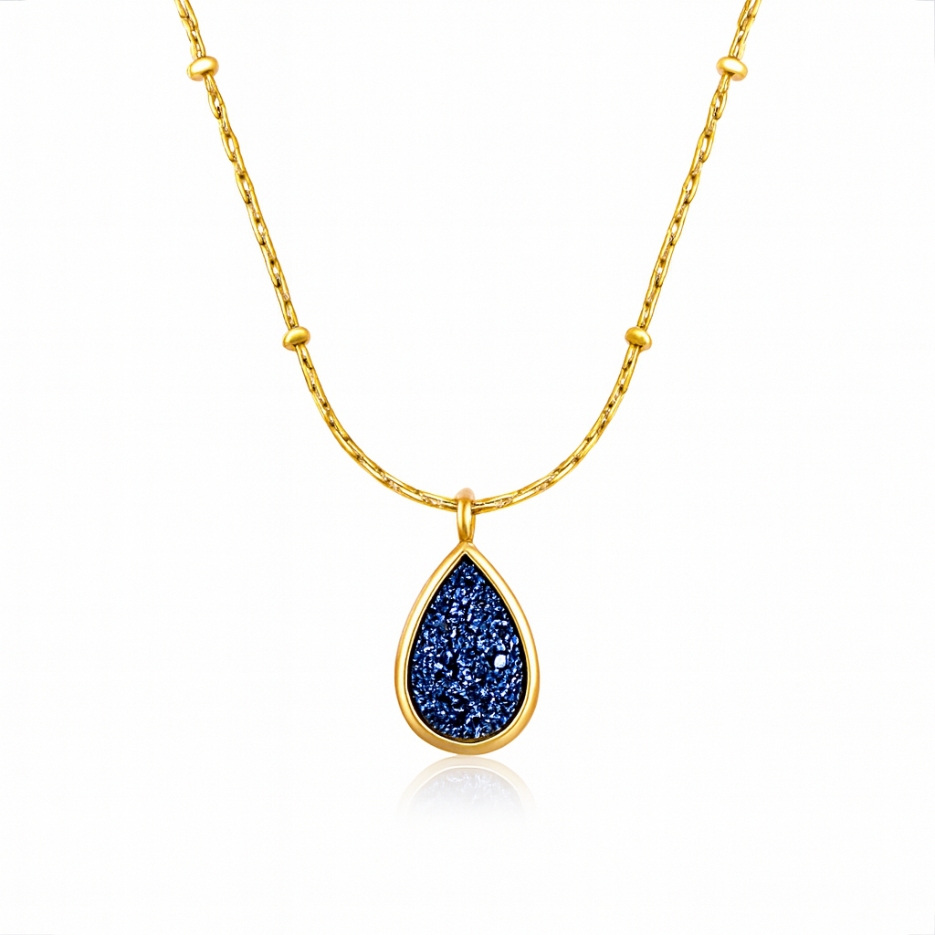 Sapphire Rain Necklace