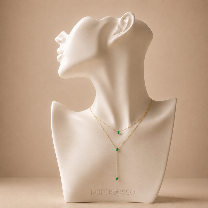 Emerald Cascade Necklace