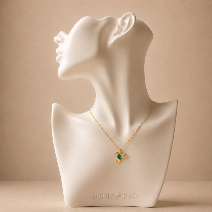 Emerald Codirosso Necklace