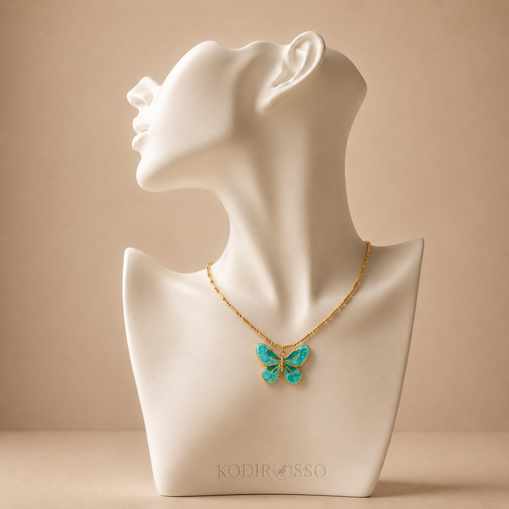 Azure Wings Necklace