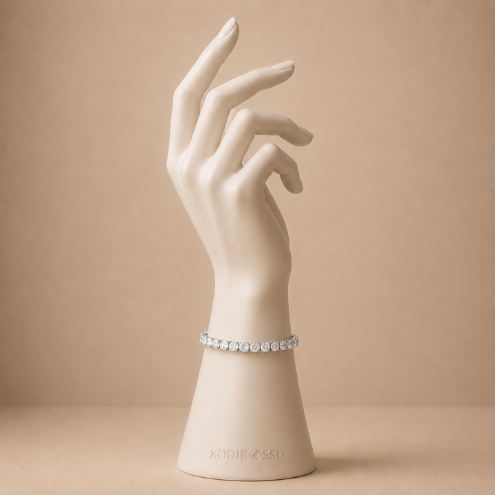 White Tennis Bracelet