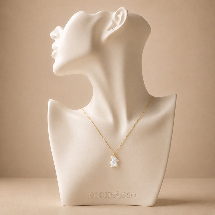 Pearl Bunny Necklace