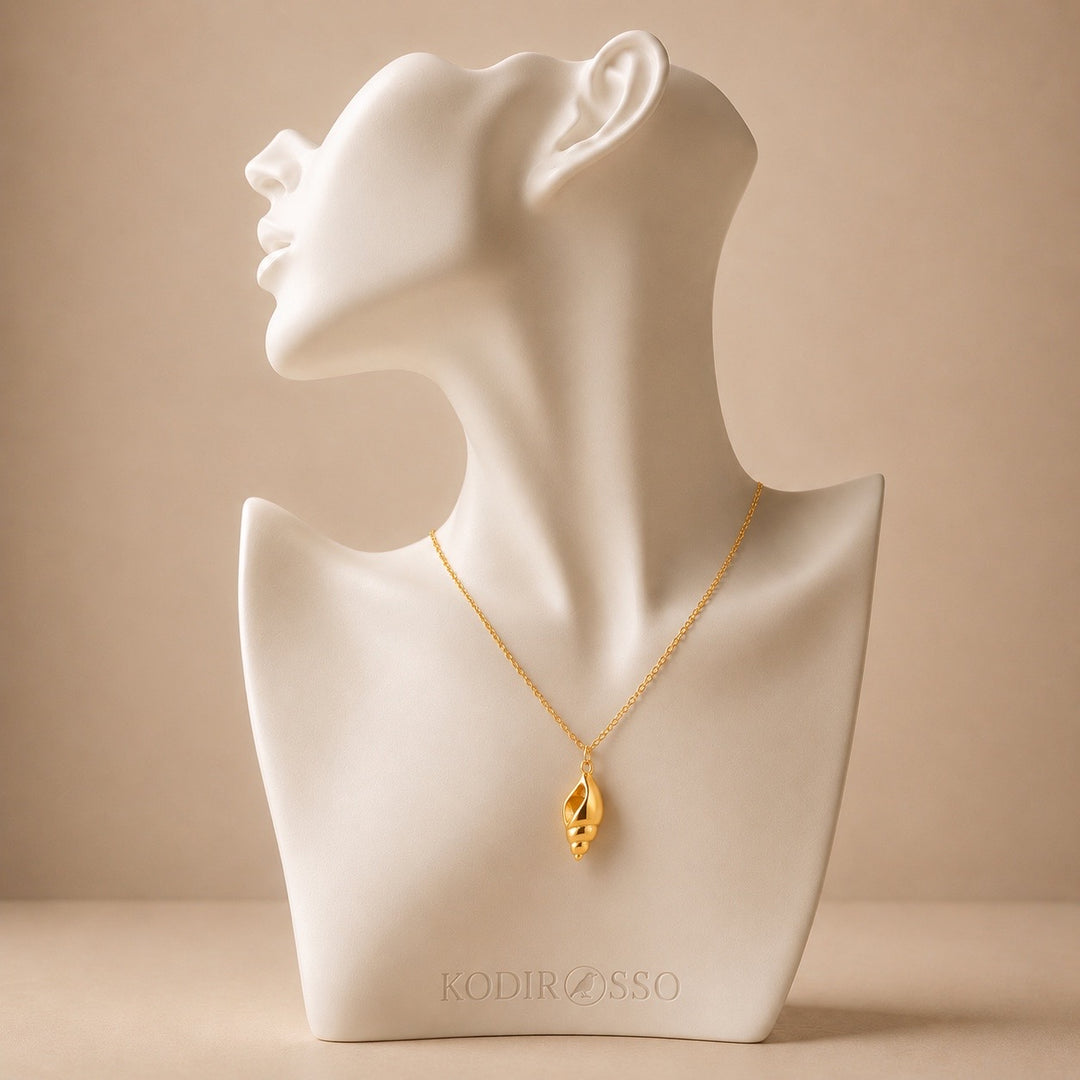 Golden Tide Shell Necklace