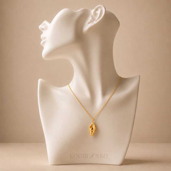 Golden Tide Shell Necklace